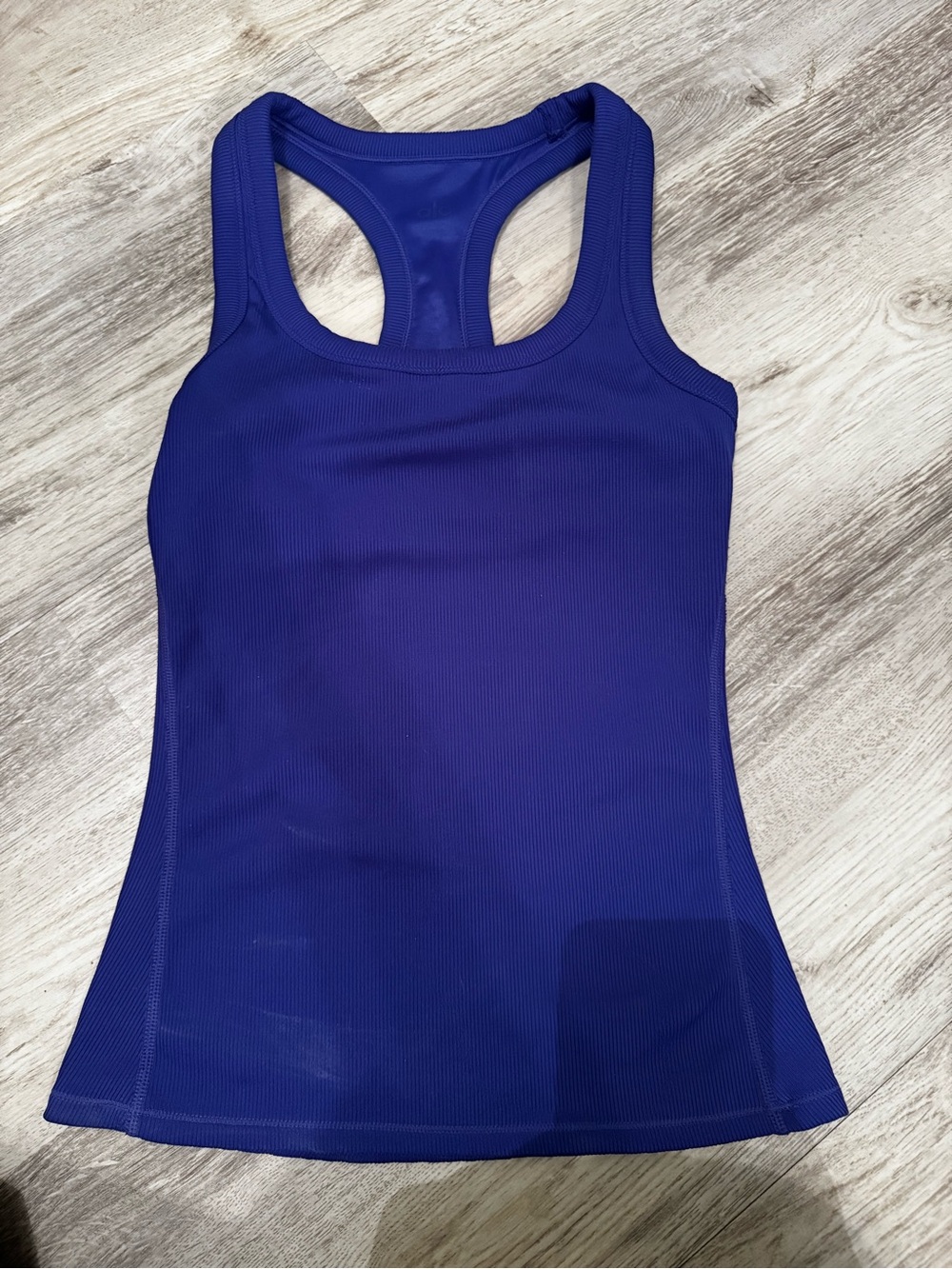 ALO Yoga Deep Blue Racerback Tank size XS
